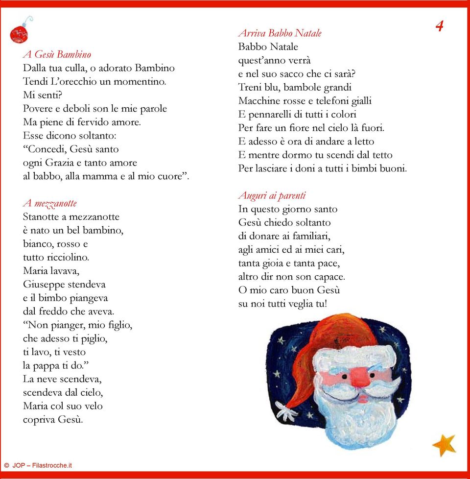 Poesie Di Natale Le Piu Belle.Canzone La Notte Di Natale E Nato Un Bel Bambino Testo Ardusat Org