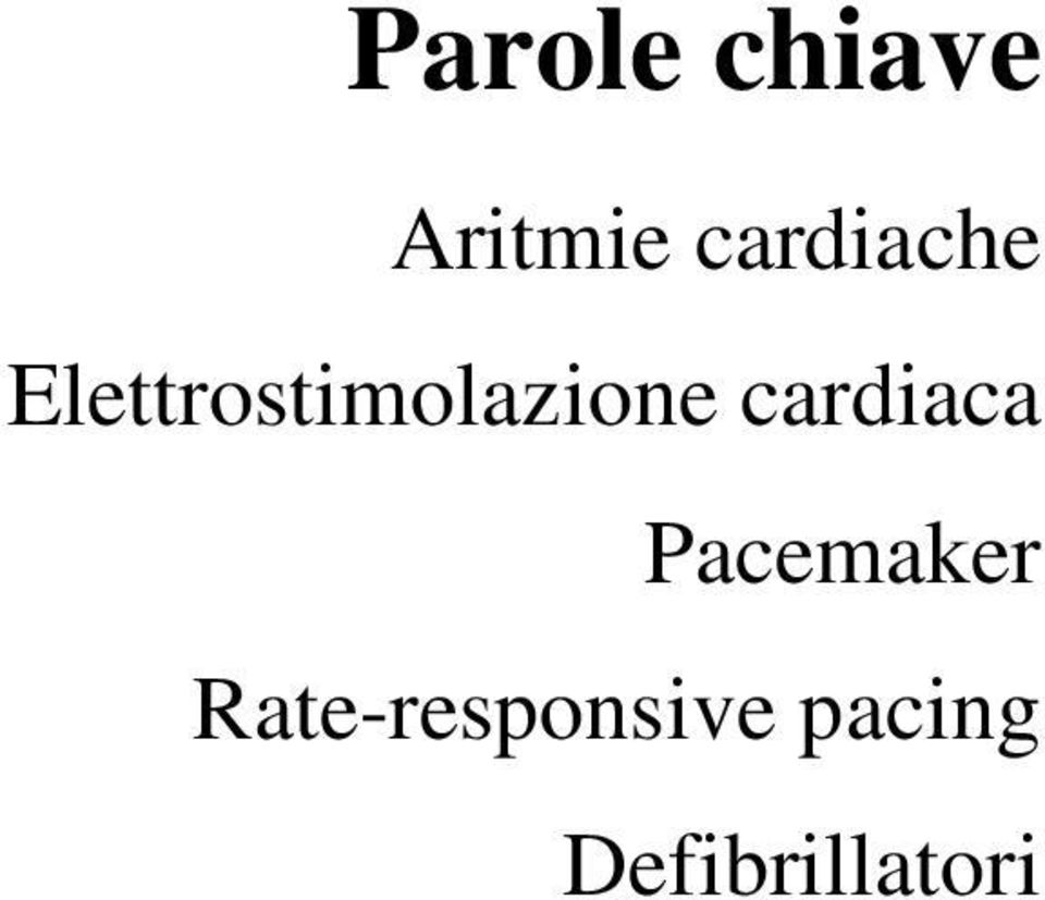 Elettrostimolazione