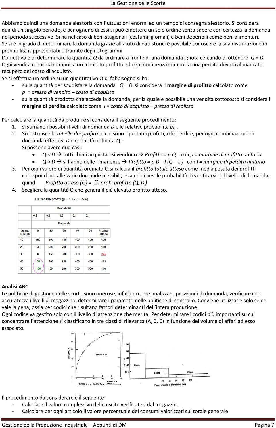 Si ha nel caso di beni stagionali (costumi, giornali) e beni deperibili come beni alimentari.