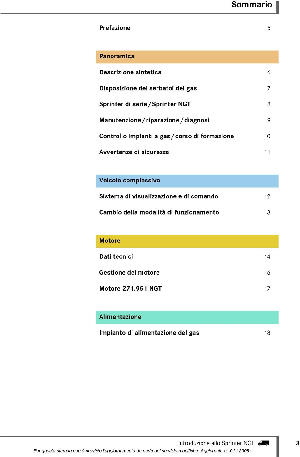 Veicolo complessivo Sistema di visualizzazione e di comando 12 Cambio della modalità di funzionamento 13 Motore Dati tecnici