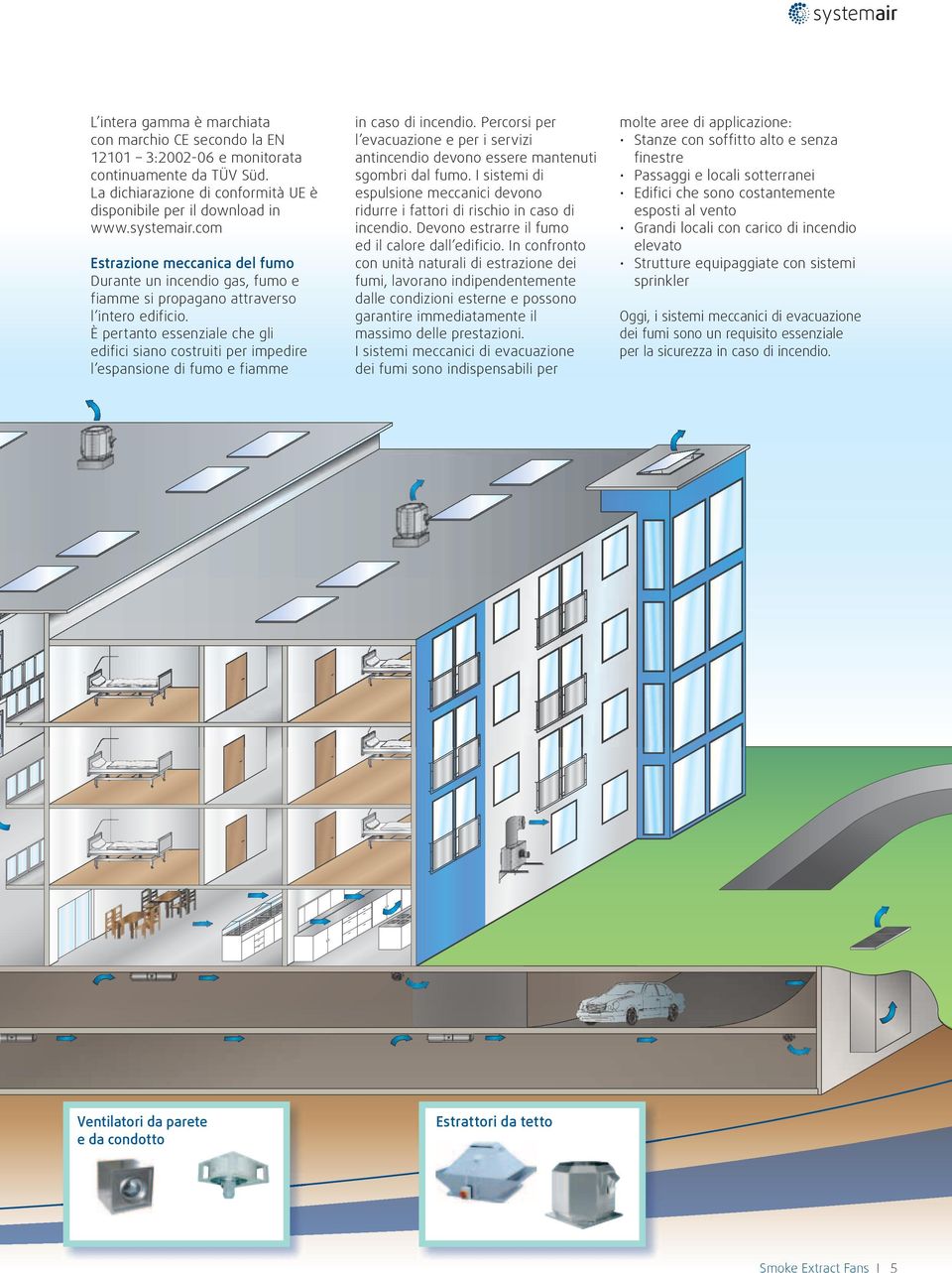 È pertanto essenziale che gli edifici siano costruiti per impedire l espansione di fumo e fiamme in caso di incendio.