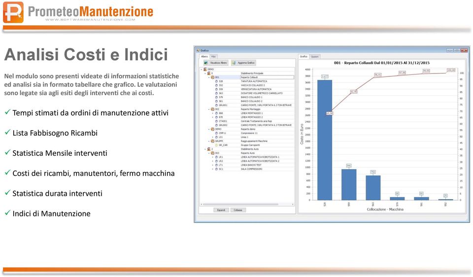 Le valutazioni sono legate sia agli esiti degli interventi che ai costi.