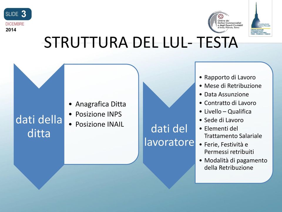 Assunzione Contratto di Lavoro Livello Qualifica Sede di Lavoro Elementi del