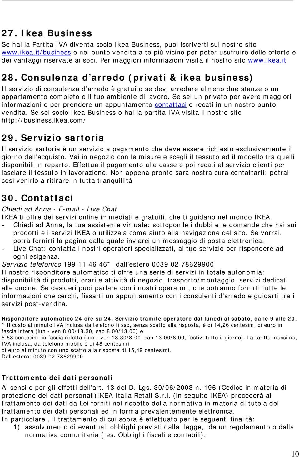 Condizioni Di Vendita Ikea Italia Pdf Download Gratuito