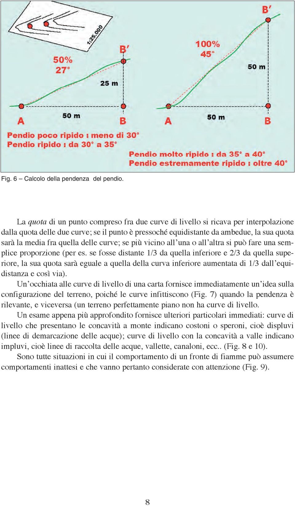 delle curve; se più vicino all una o all altra si può fare una semplice proporzione (per es.