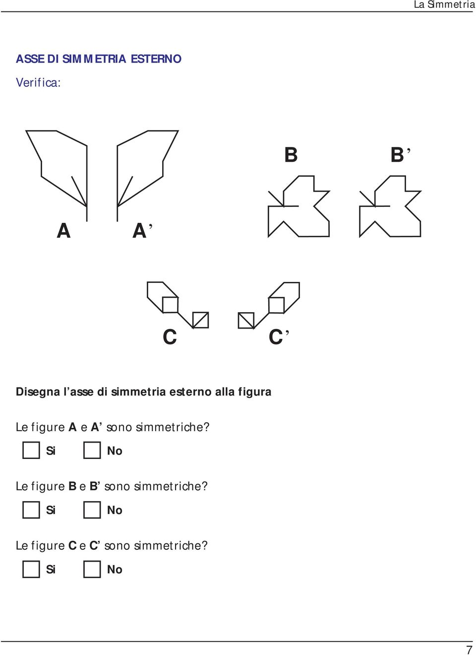 figure A e A sono simmetriche?