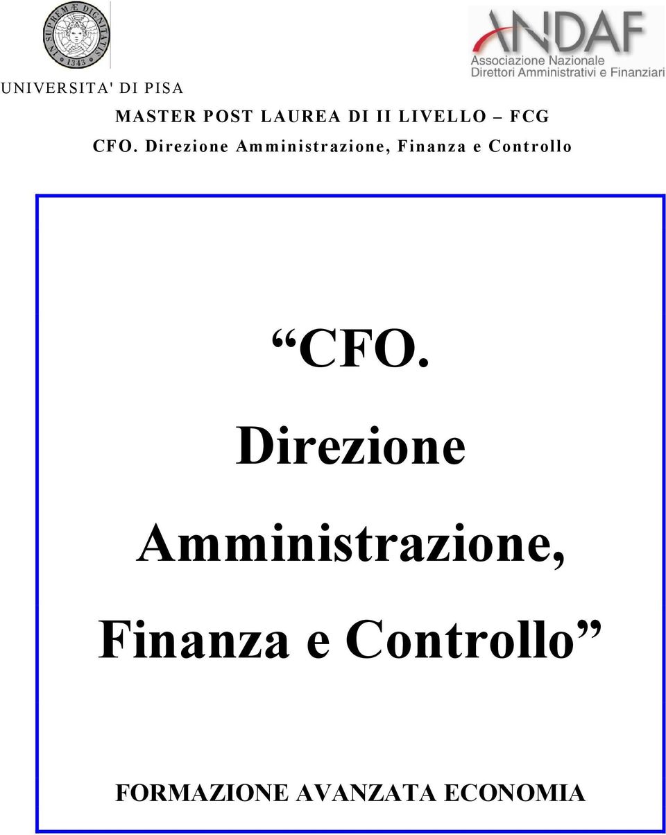 Controllo CFO.