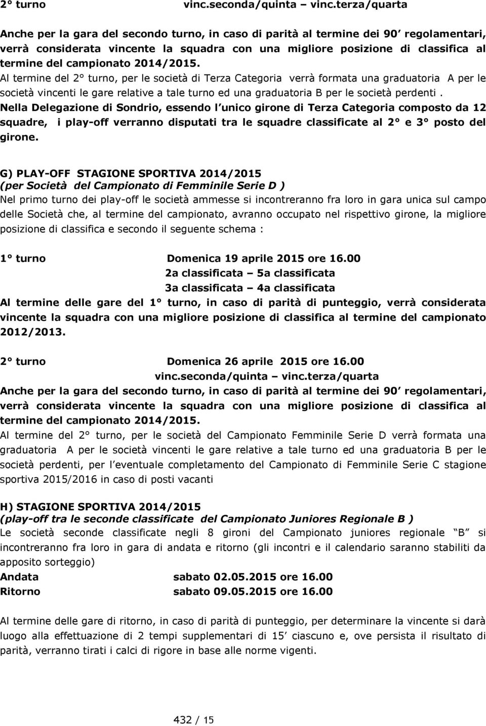 campionato 2014/2015.