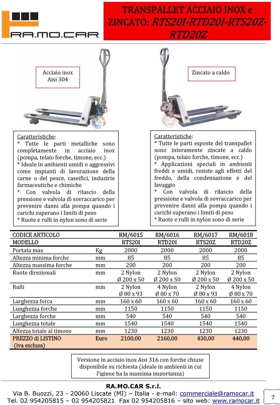 ) * Ideale in ambienti umidi o aggressivi come impianti di lavorazione della carne o del pesce, caseifici, industrie farmaceutiche e chimiche * Con valvola di rilascio della pressione e valvola di