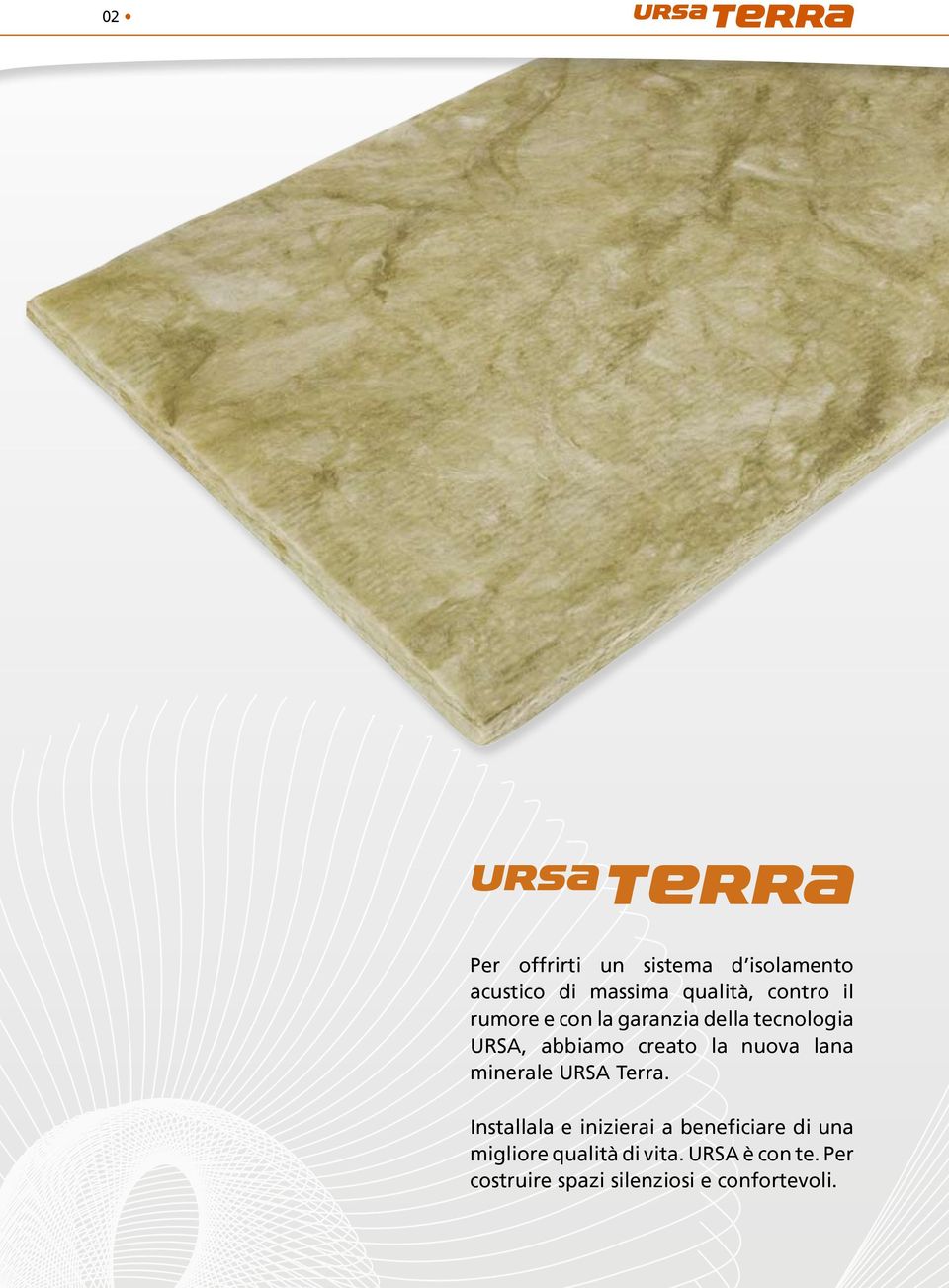 lana minerale URSA Terra.
