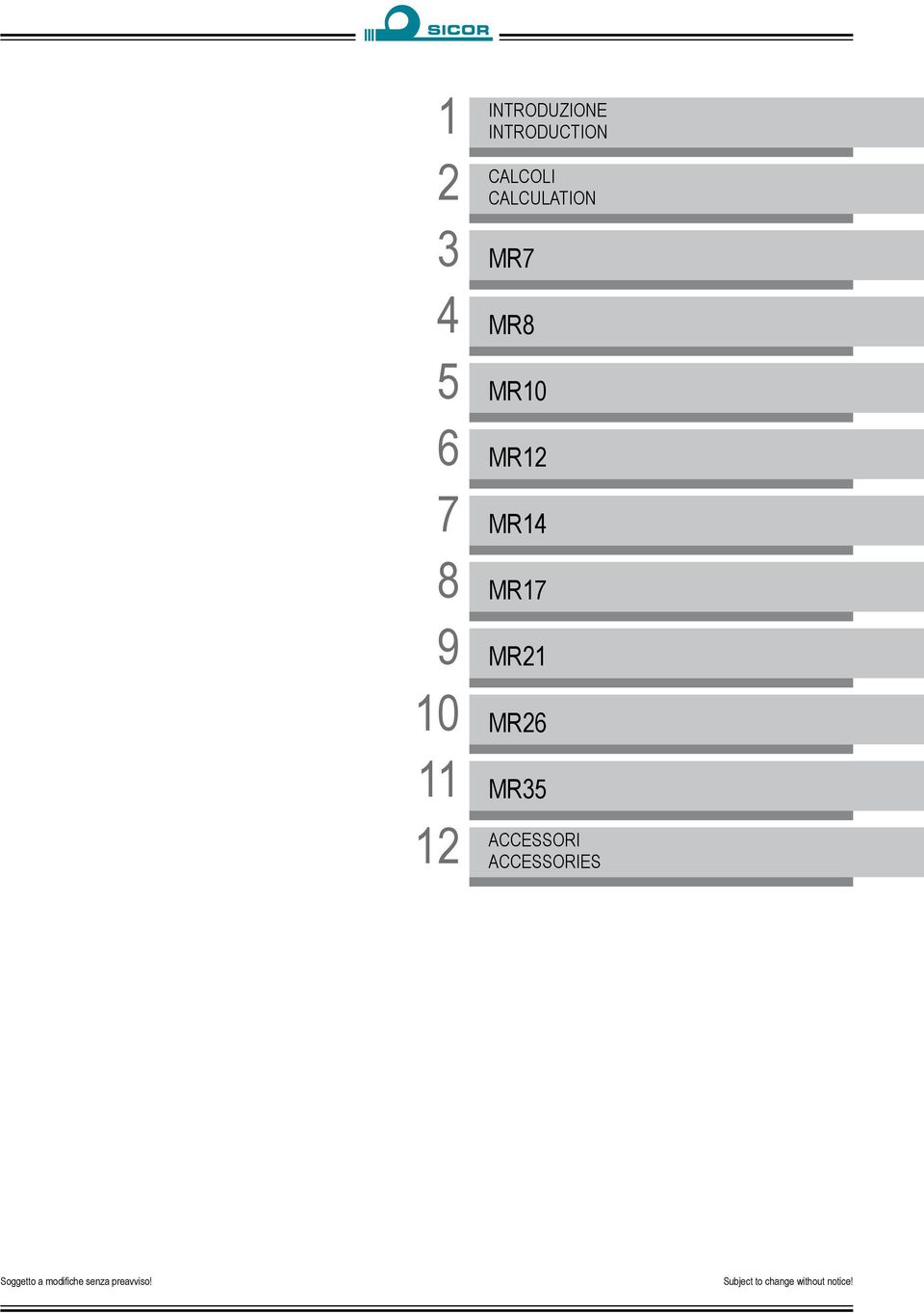 CALCULATION MR7 MR8 MR10 MR12