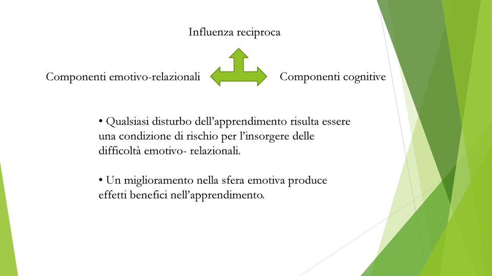 rischio per l insorgere delle difficoltà emotivo- relazionali.