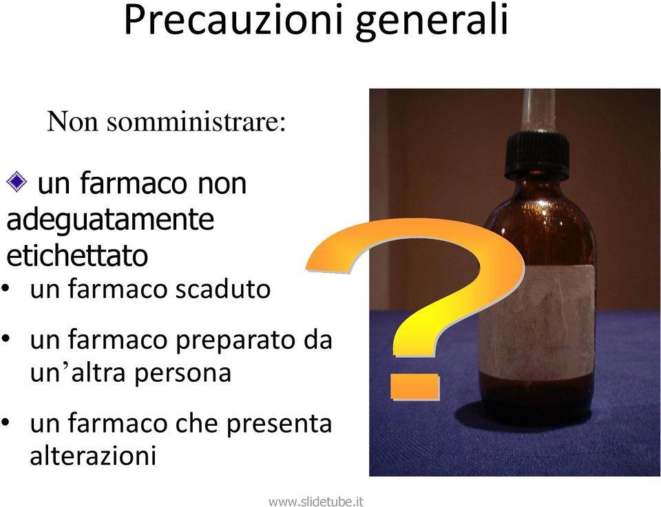 farmaco scaduto un farmaco preparato da un