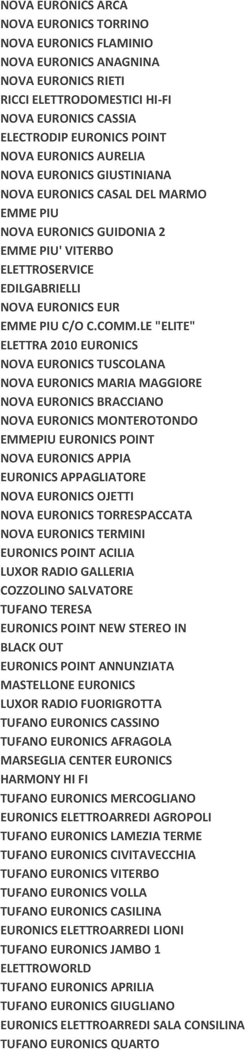 Insegna Mediamarket Gruppo Unieuro Comet Sme Grancasa Leroy Merlyn Euronics Italia Pdf Download Gratuito