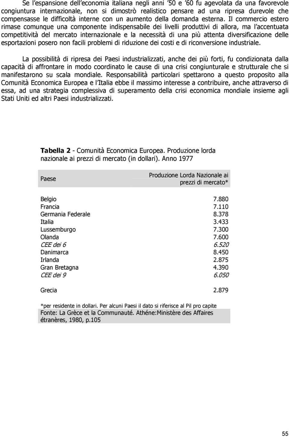 Il commercio estero rimase comunque una componente indispensabile dei livelli produttivi di allora, ma l accentuata competitività del mercato internazionale e la necessità di una più attenta