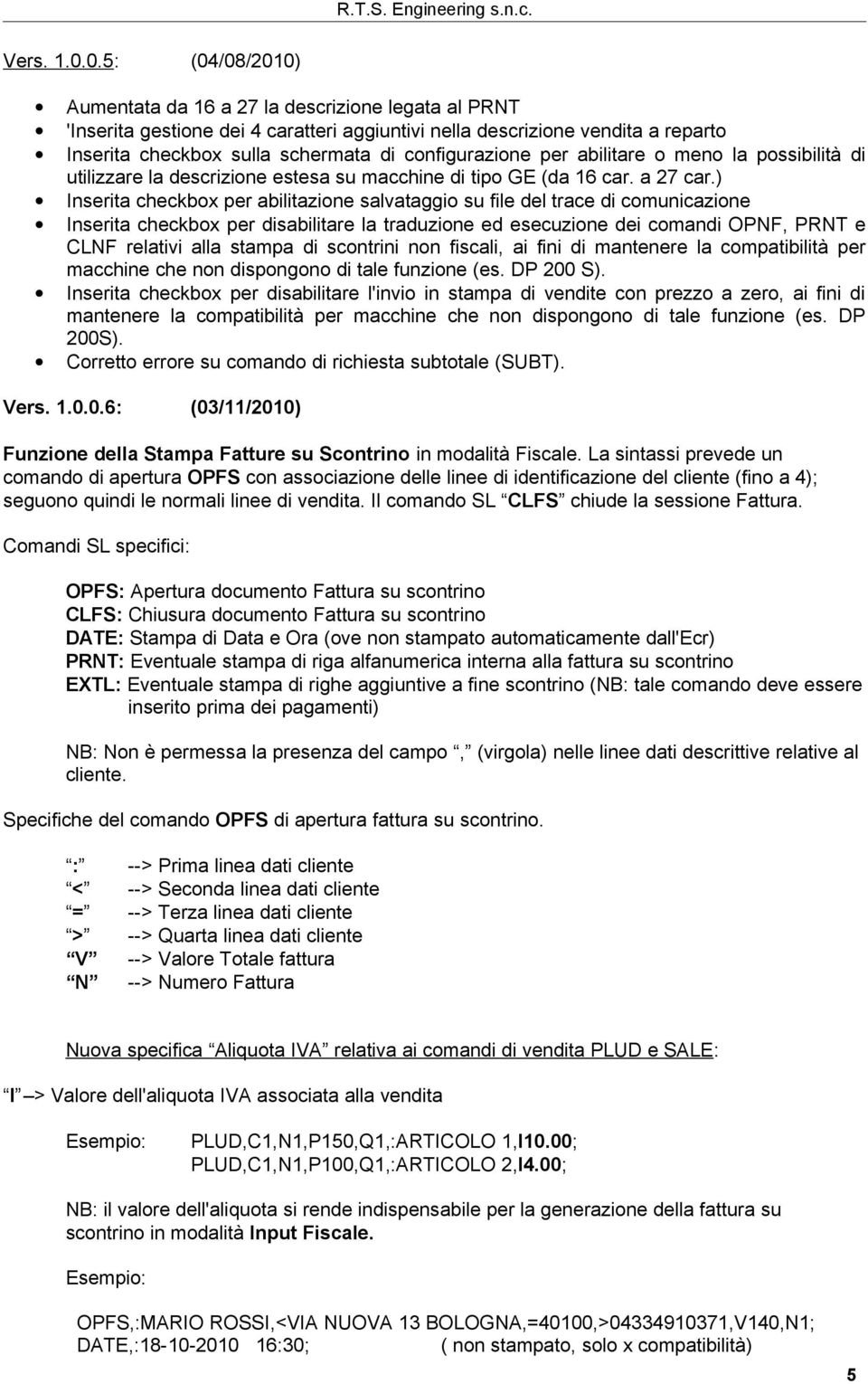 configurazione per abilitare o meno la possibilità di utilizzare la descrizione estesa su macchine di tipo GE (da 16 car. a 27 car.