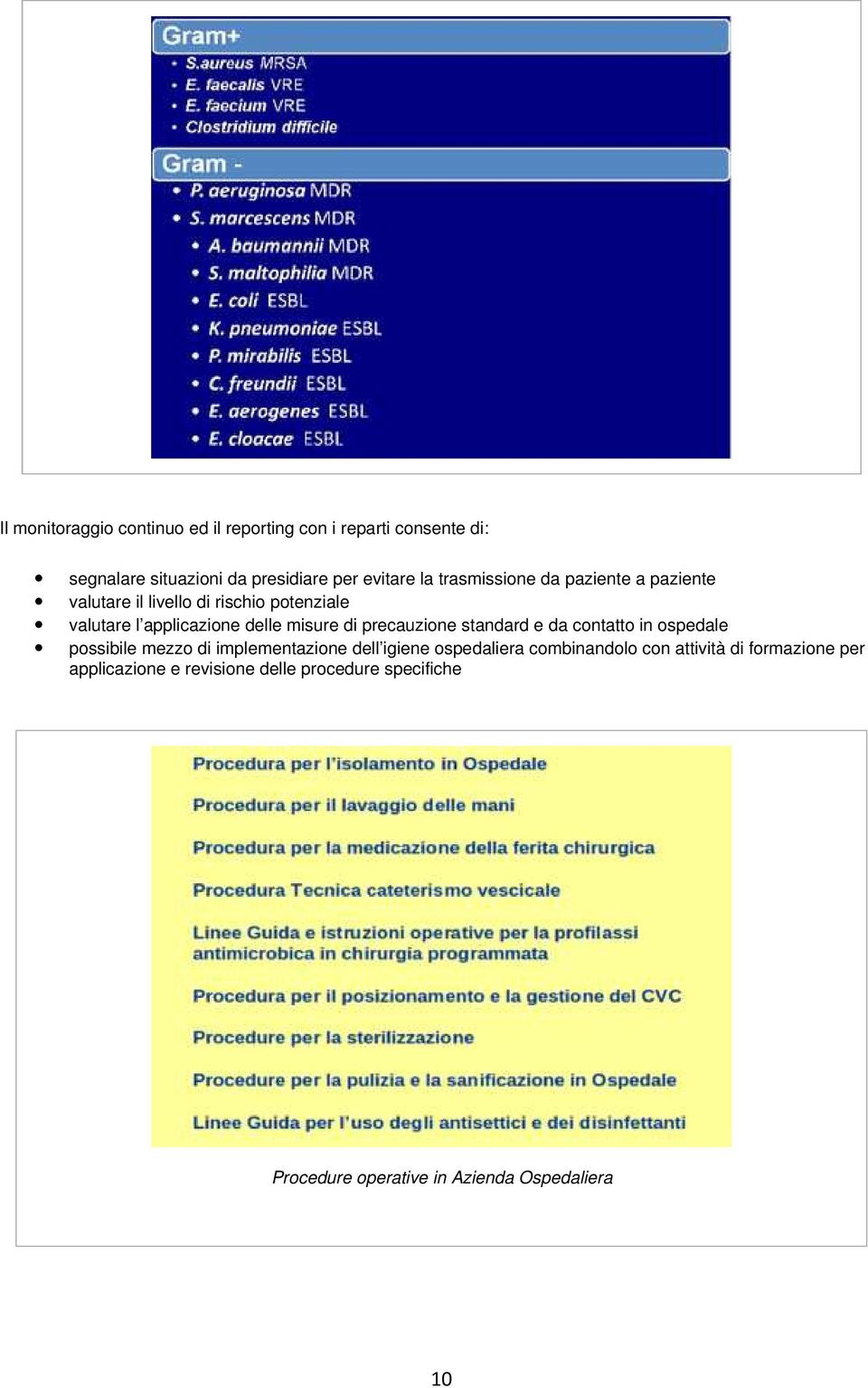 precauzione standard e da contatto in ospedale possibile mezzo di implementazione dell igiene ospedaliera combinandolo