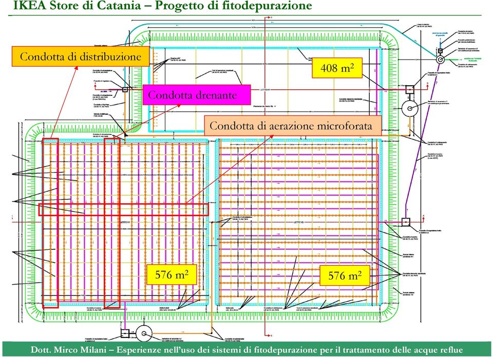 distribuzione 408 m 2 Condotta