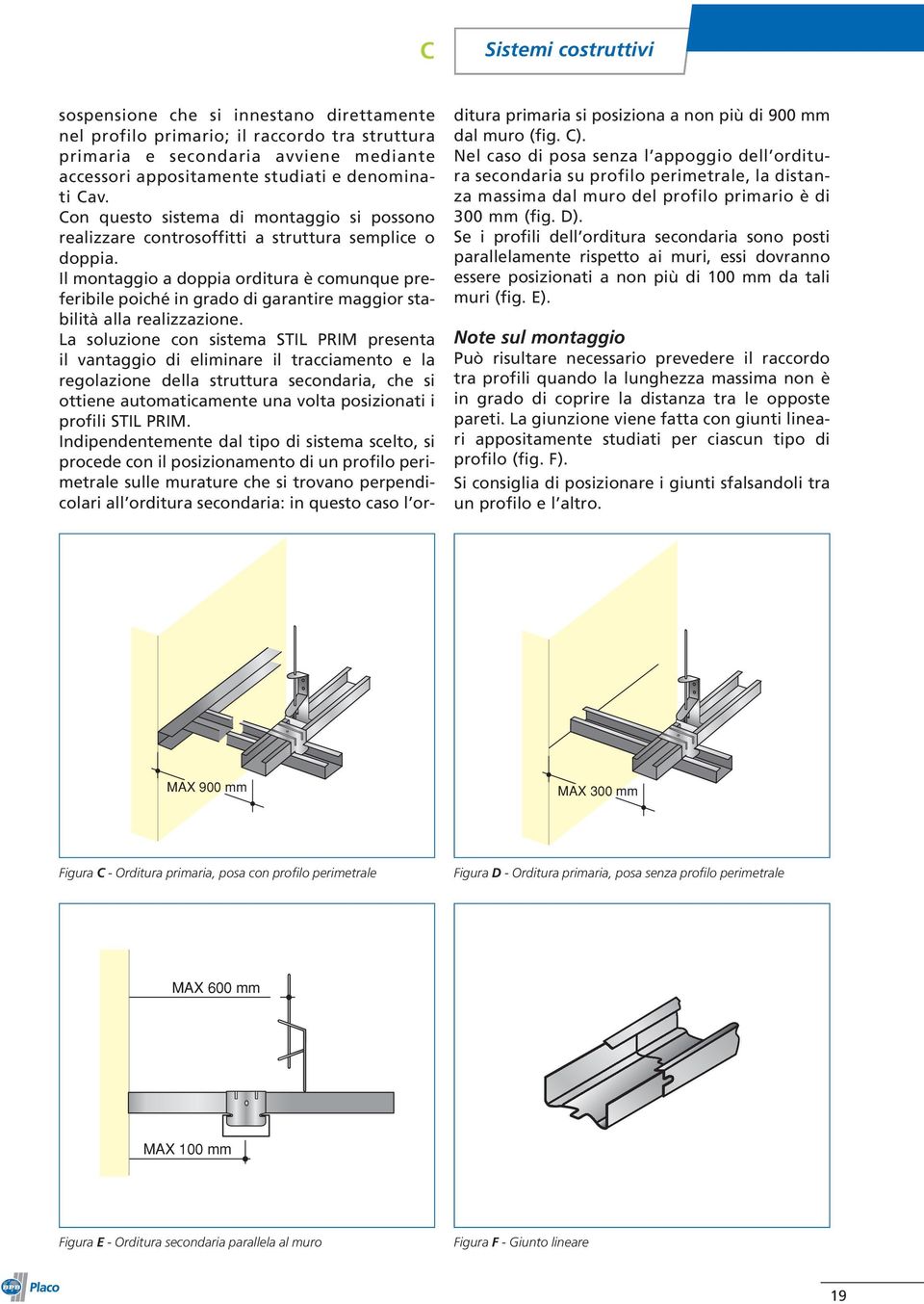 Il montaggio a doppia orditura è comunque preferibile poiché in grado di garantire maggior stabilità alla realizzazione.