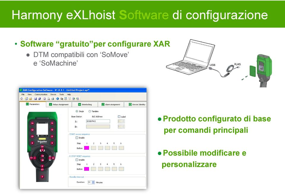 SoMove e SoMachine Prodotto configurato di base per