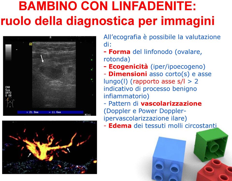 e asse lungo(l) (rapporto asse s/l > 2 indicativo di processo benigno infiammatorio) - Pattern di