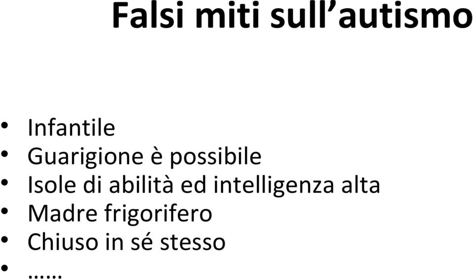 Isole di abilità ed intelligenza