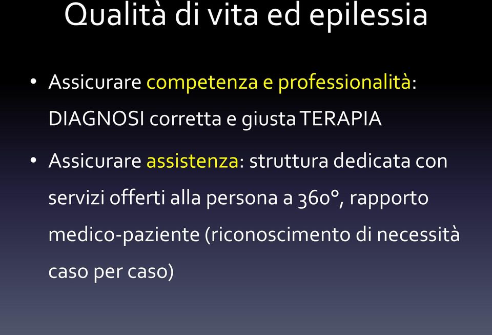 assistenza: struttura dedicata con servizi offerti alla persona