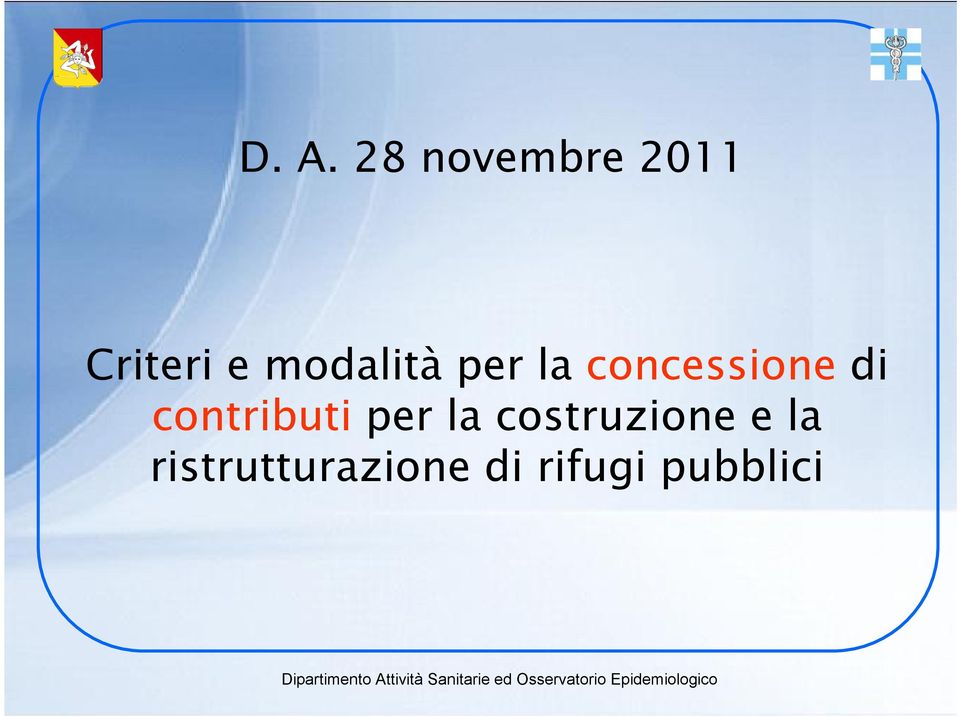 contributi per la costruzione e