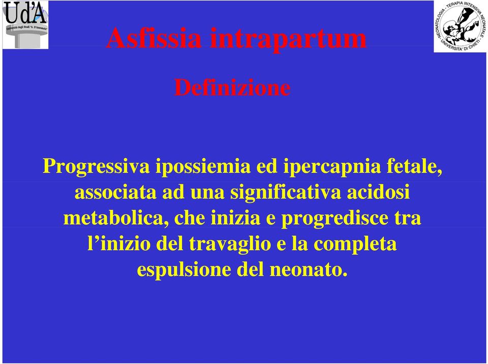 significativa acidosi metabolica, che inizia e