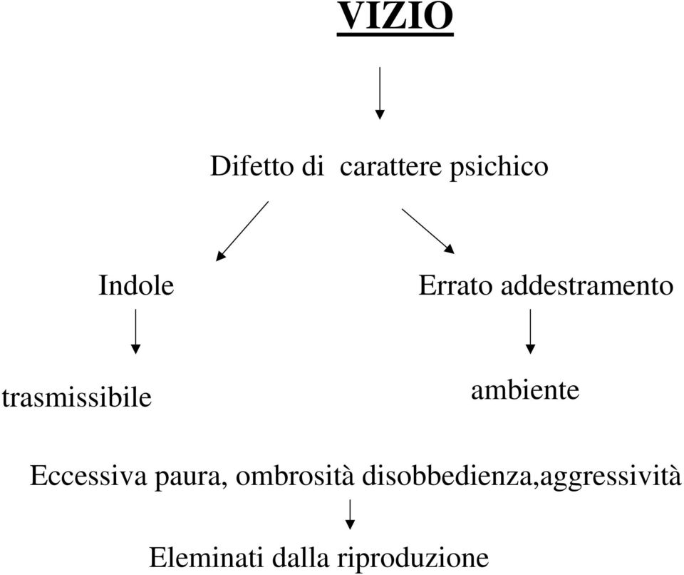 ambiente Eccessiva paura, ombrosità