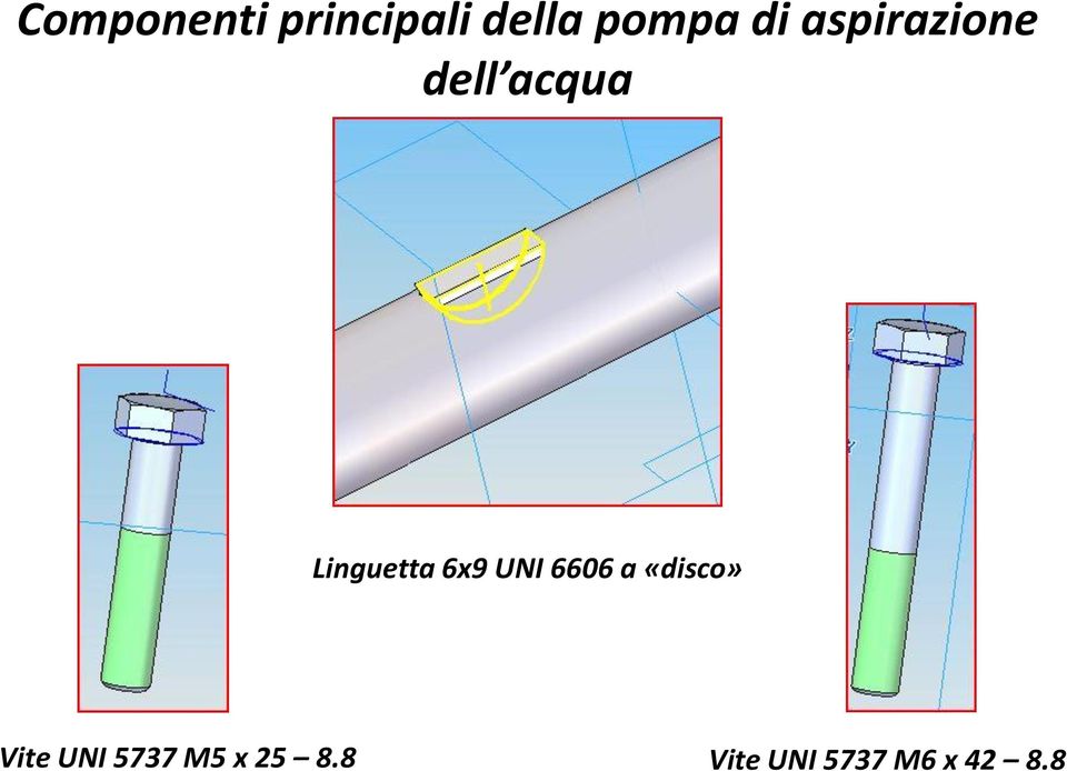 6x9 UNI 6606 a «disco» Vite UNI