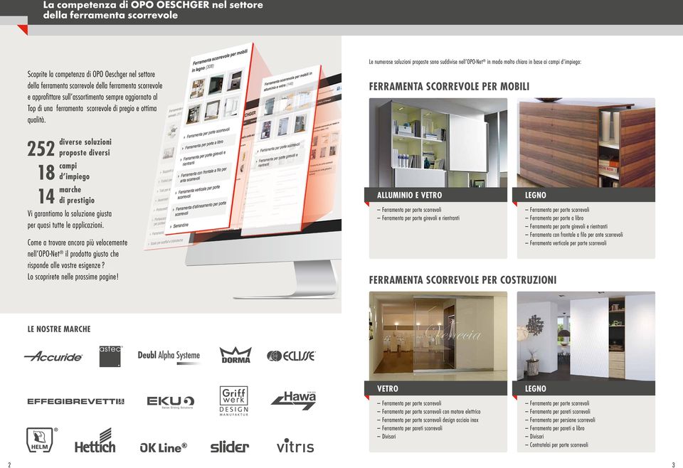 252 diverse soluzioni proposte diversi 18 campi d impiego 14 marche di prestigio Vi garantiamo la soluzione giusta per quasi tutte le applicazioni.