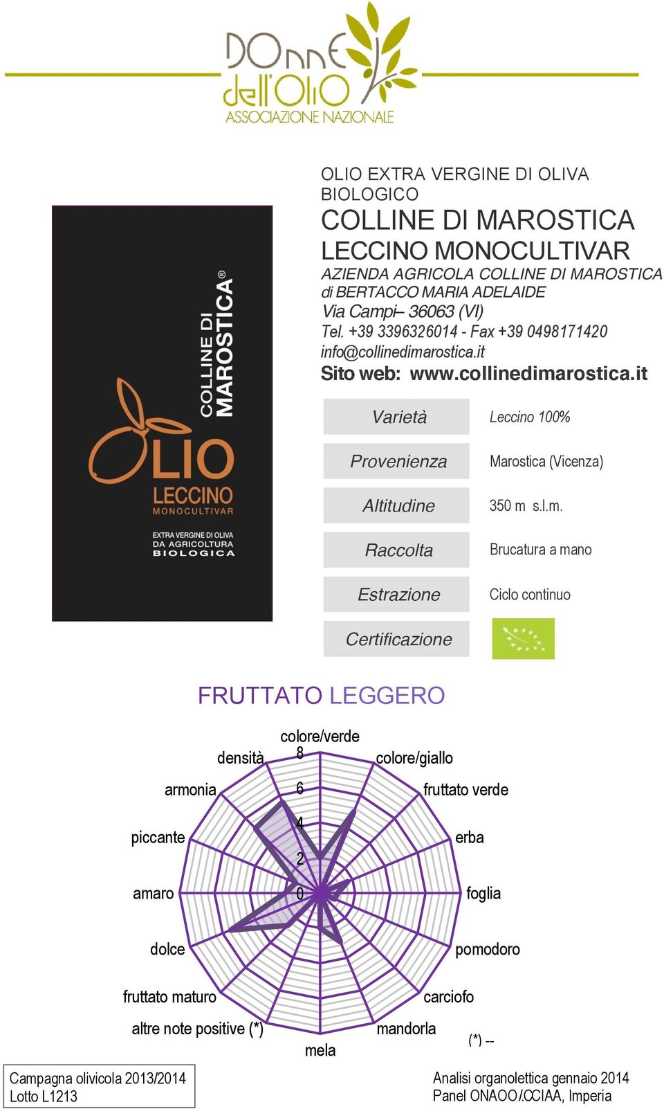 it Sito web: www.collinedima