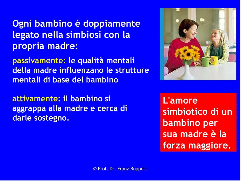 di base del bambino attivamente: il bambino si aggrappa alla madre e cerca di