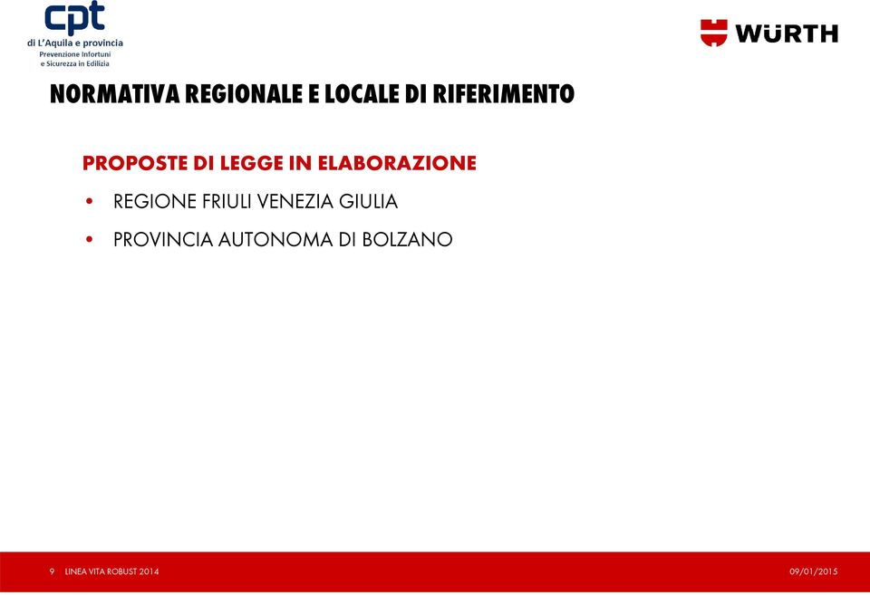 ELABORAZIONE REGIONE FRIULI VENEZIA