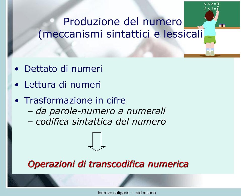 Trasformazione in cifre da parole-numero a numerali