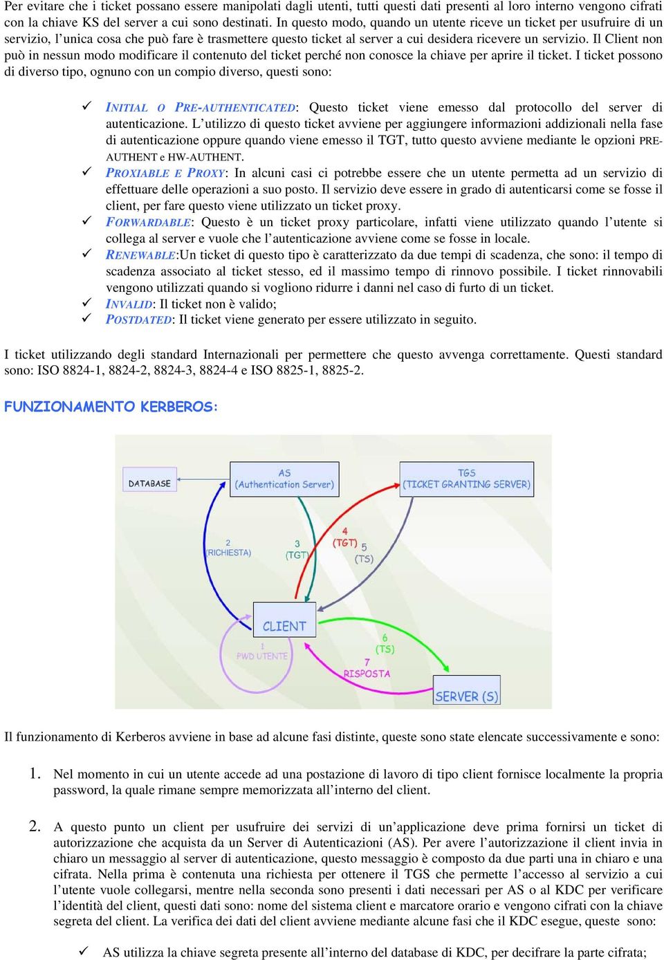 Il Client non può in nessun modo modificare il contenuto del ticket perché non conosce la chiave per aprire il ticket.