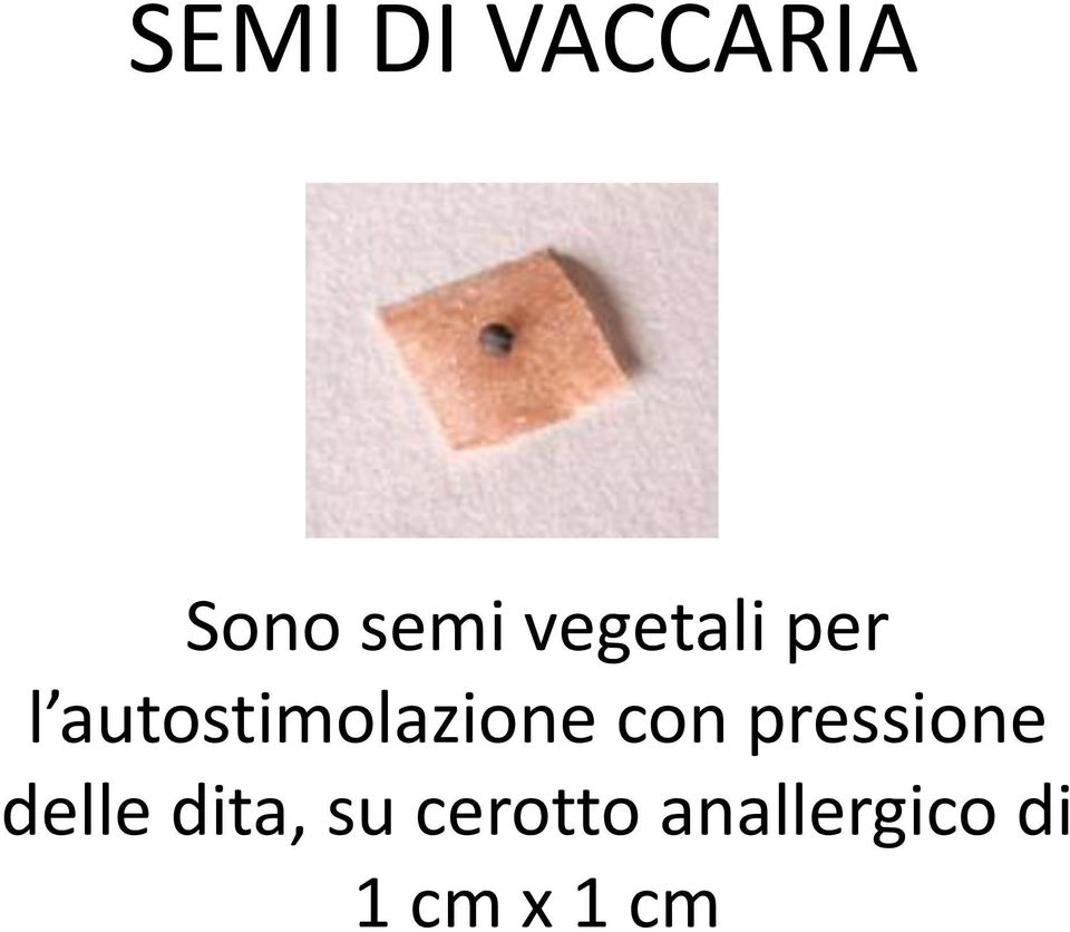 autostimolazione con pressione