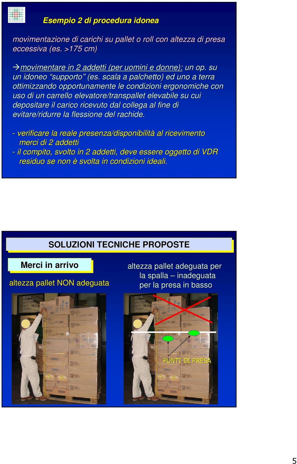 collega al fine di evitare/ridurre la flessione del rachide.