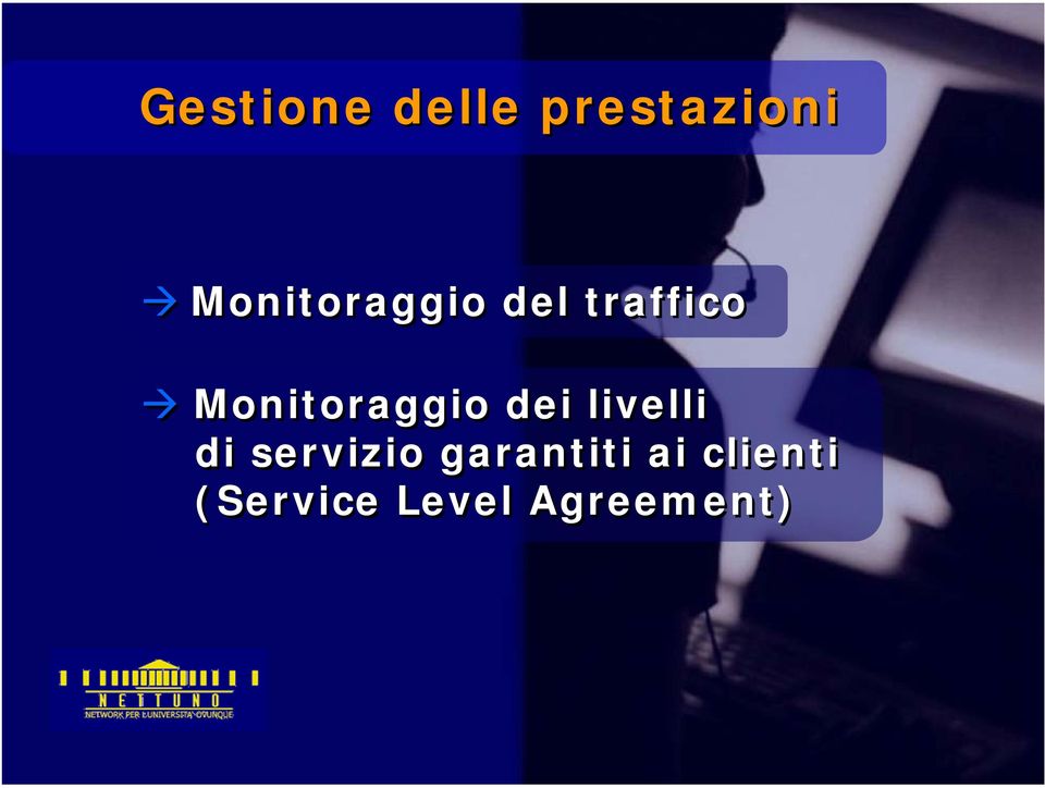 Monitoraggio dei livelli di