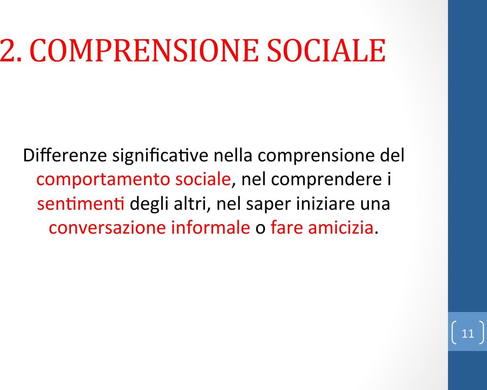 comprendere i sen:men: degli altri, nel saper