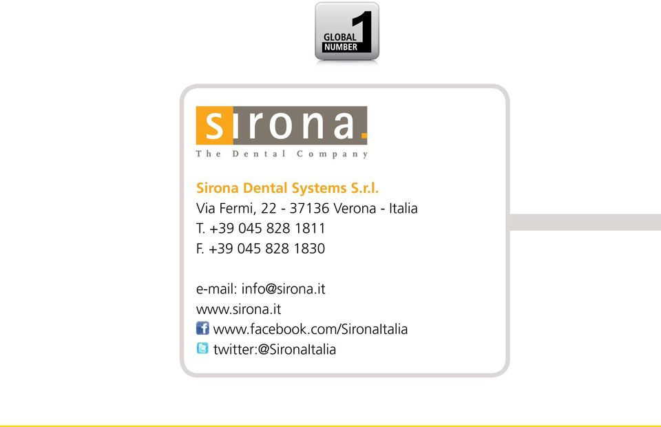 Via Fermi, 22-37136 Verona - Italia T.
