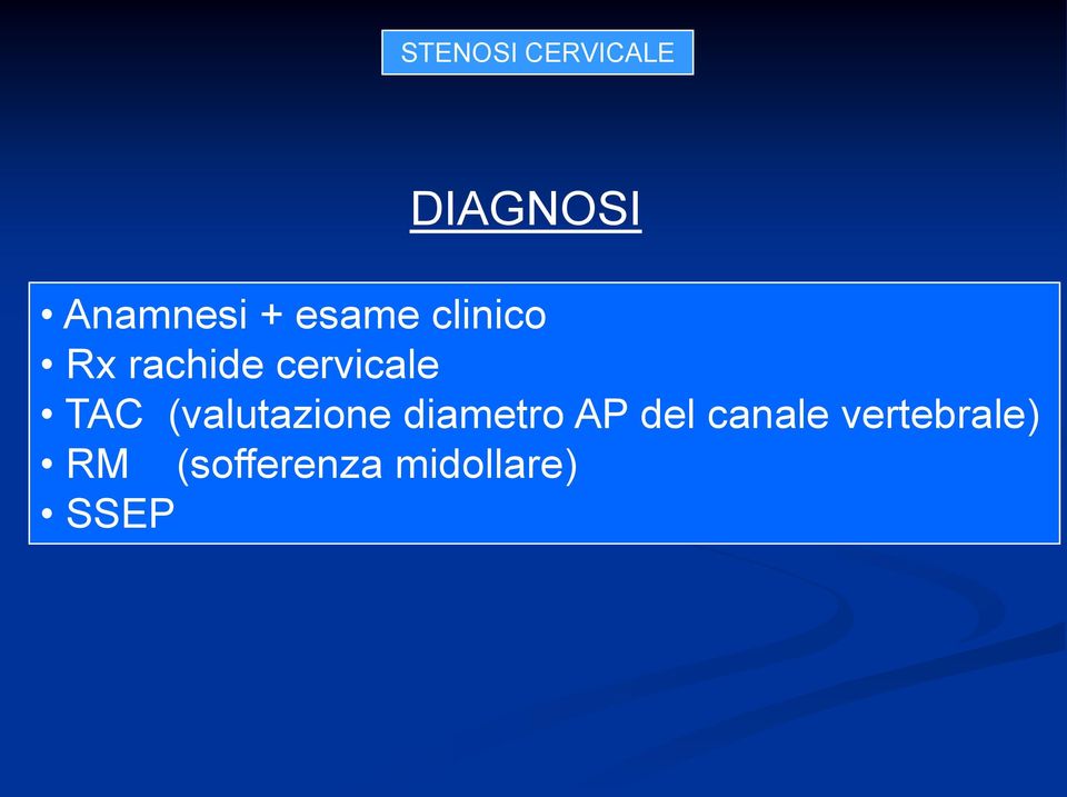 (valutazione diametro AP del canale