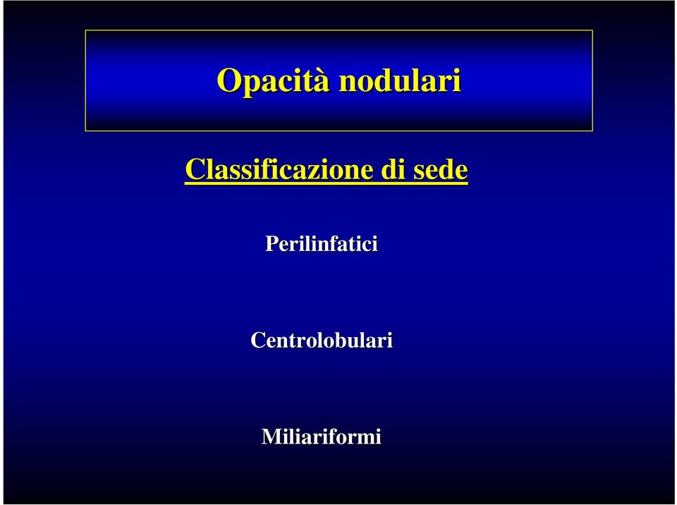 sede Perilinfatici