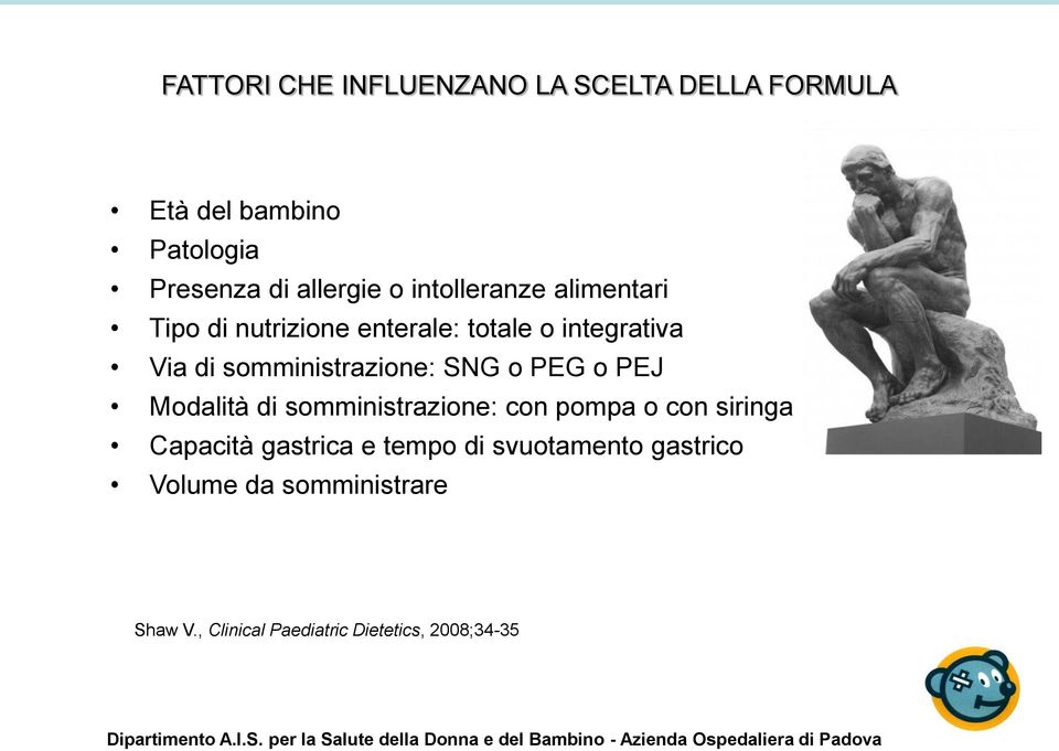 somministrazione: SNG o PEG o PEJ Modalità di somministrazione: con pompa o con siringa Capacità