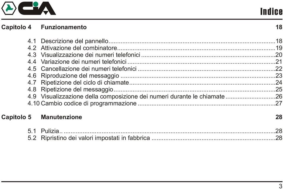 ... Riproduzione del messaggio.... Ripetizione del ciclo di chiamate.... Ripetizione del messaggio.