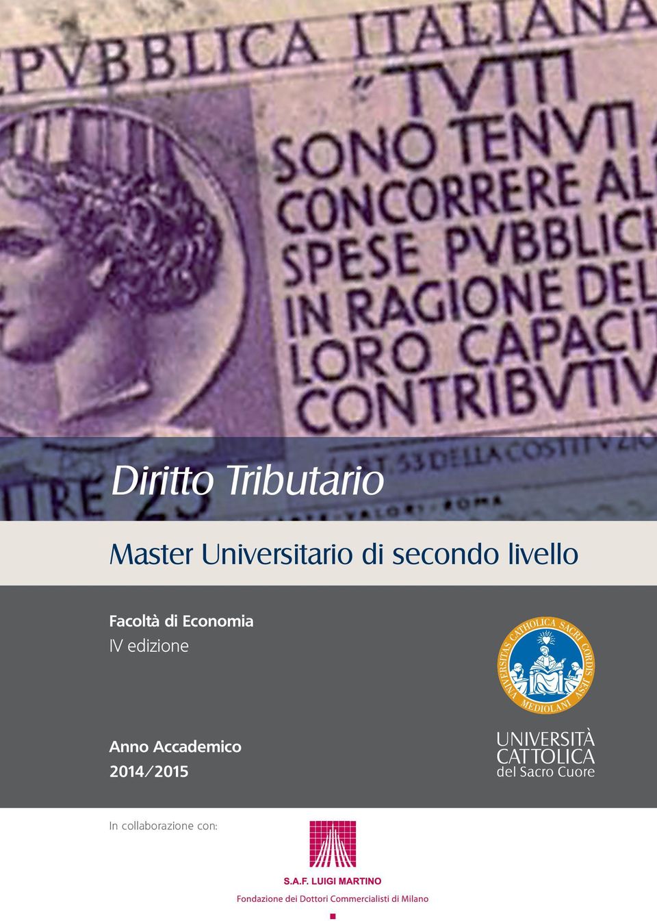 Facoltà di Economia IV edizione