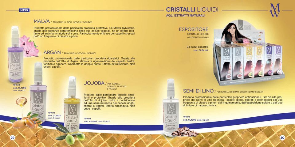 Particolarmente efficace per capelli stressati dall uso frequente di piastre e phon. argan / per capelli secchi e sfibrati Prodotto professionale dalle particolari proprietà riparatrici.