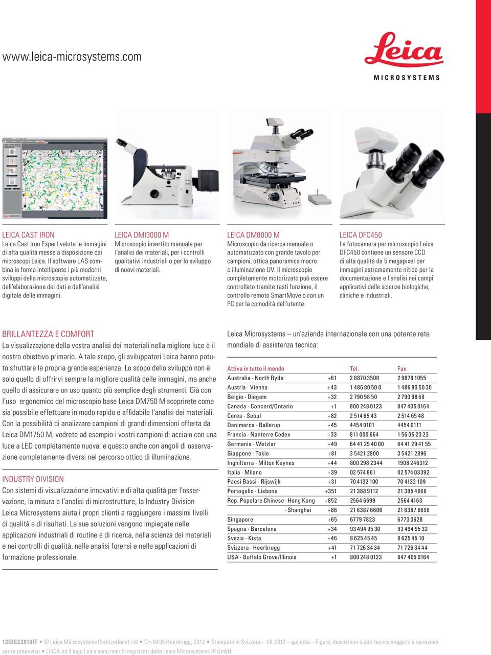 Leica DMI3000 M Microscopio invertito manuale per l analisi dei materiali, per i controlli qualitativi industriali o per lo sviluppo di nuovi materiali.