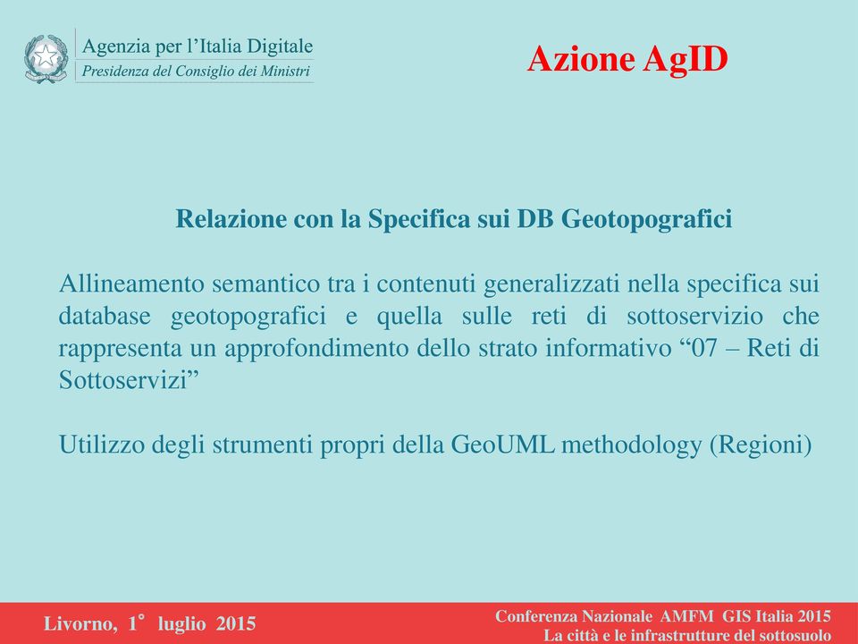 sulle reti di sottoservizio che rappresenta un approfondimento dello strato